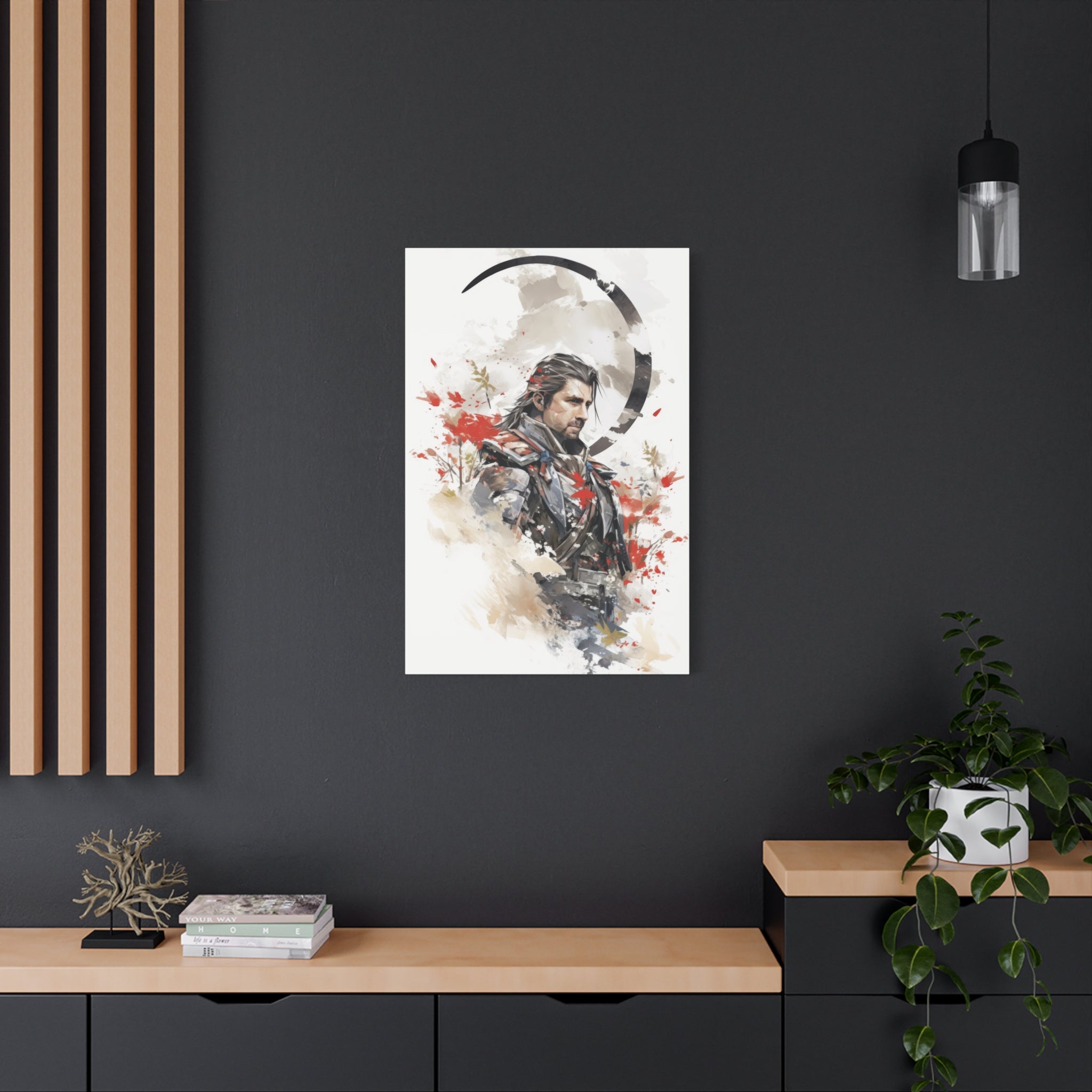 Kensei Mito: Echoes of the Falling Leaves Canvas Art - MiTo Store