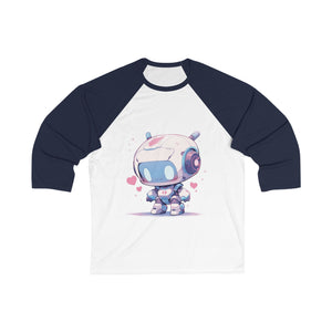 Adorable Bot Buddy 3/4 Sleeve Baseball Tee - MiTo Store