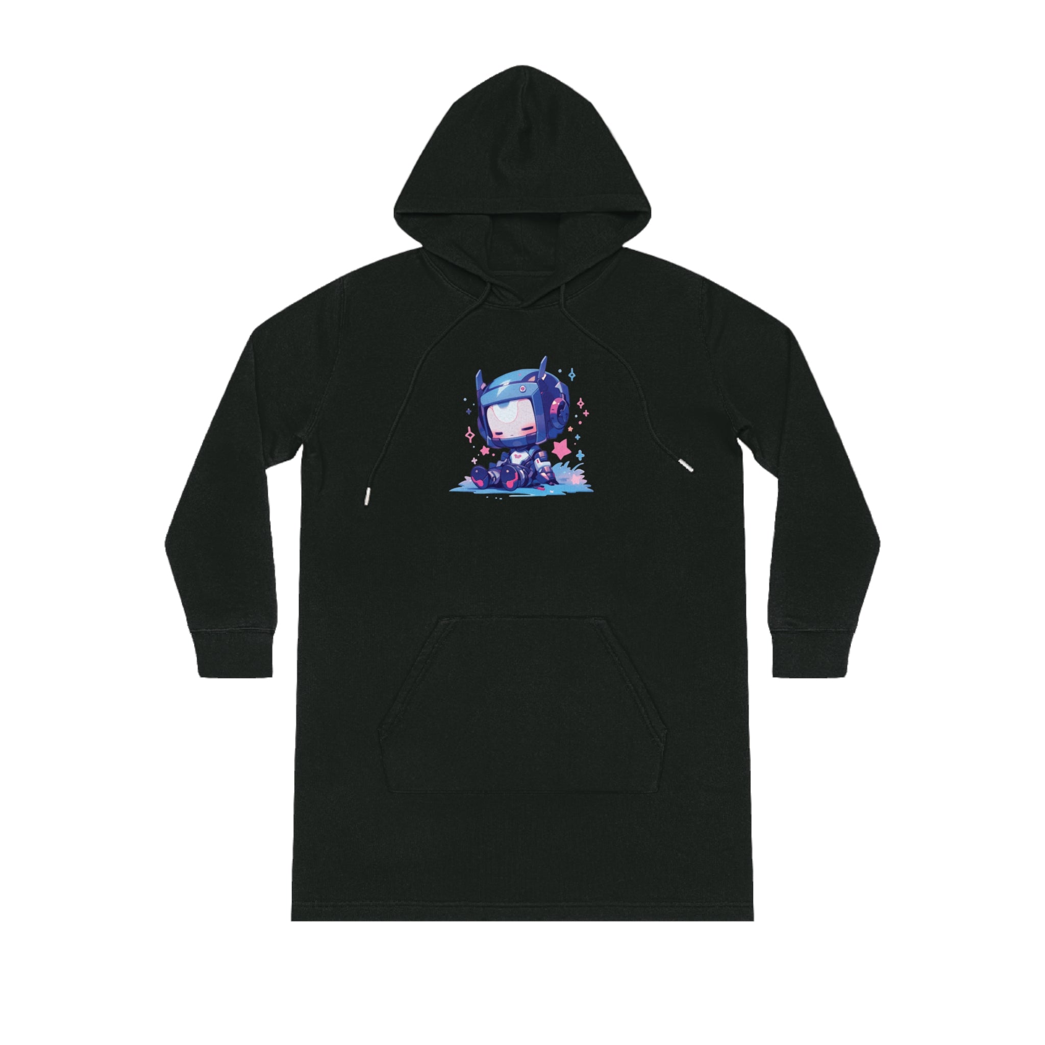 Adorable Robot Themed Hoodie Dress - MiTo Store
