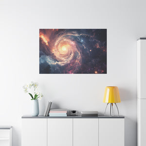 Celestial Spiral: The Galactic Core Canvas Art - MiTo Store