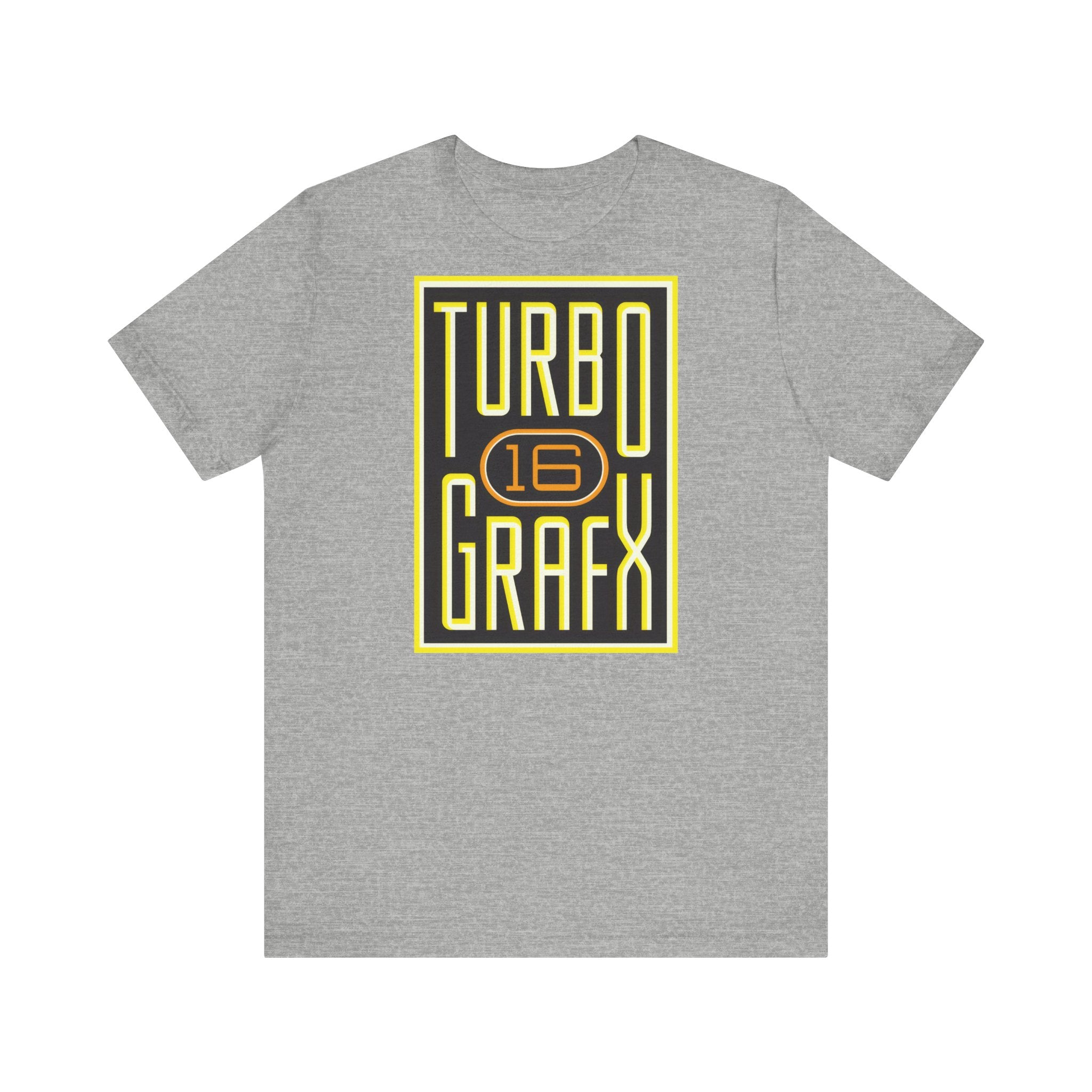 Retro TurboGrafx 16 Unisex Jersey Tee - Vintage Gaming Shirt
