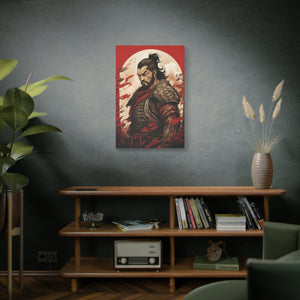Samurai's Resolve: Warrior under the Rising Sun Canvas Art - MiTo Store