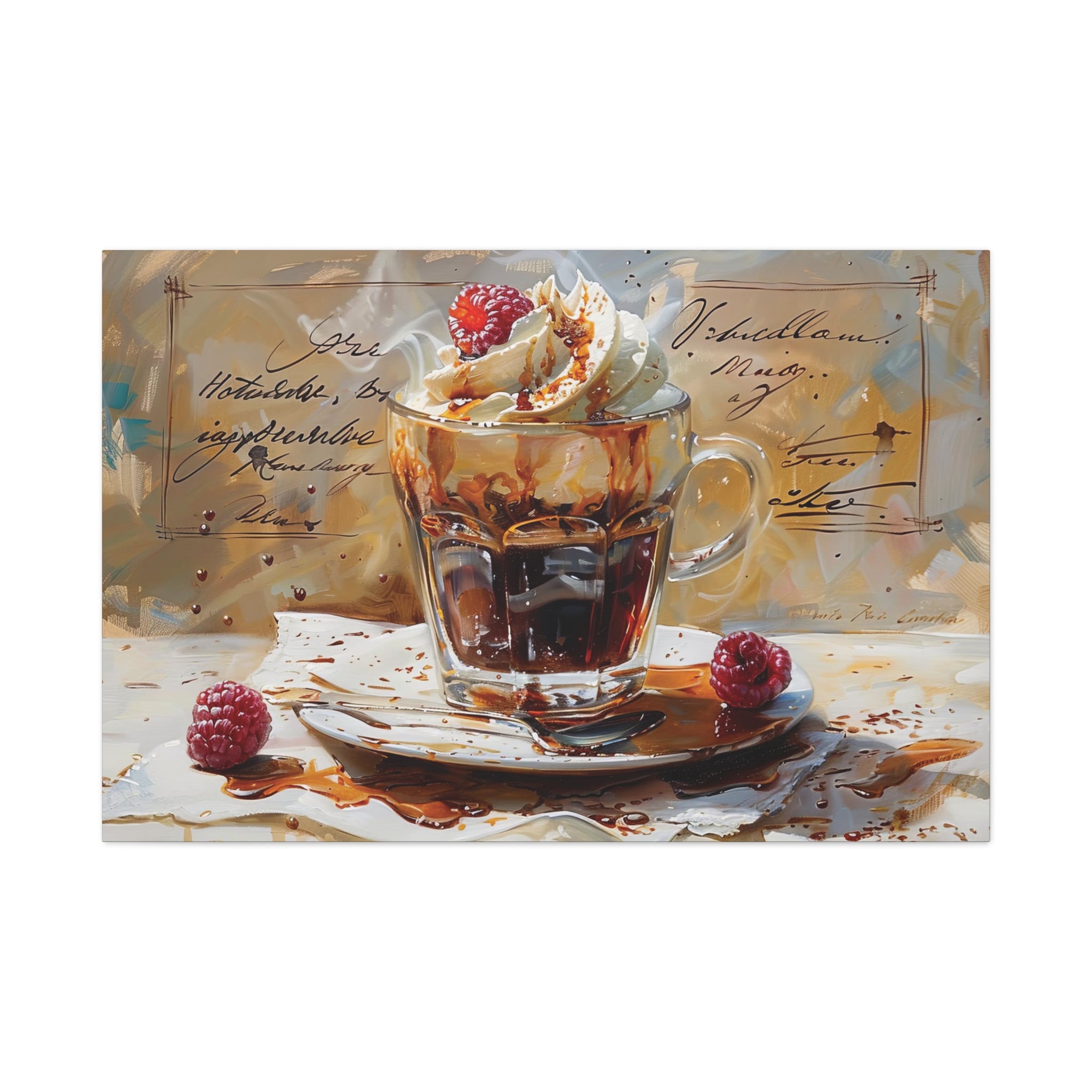 Affogato al Caffè Canvas Art - MiTo Store