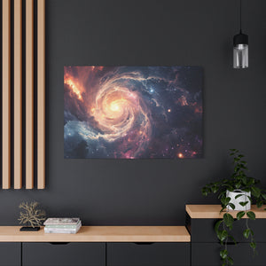 Celestial Spiral: The Galactic Core Canvas Art - MiTo Store
