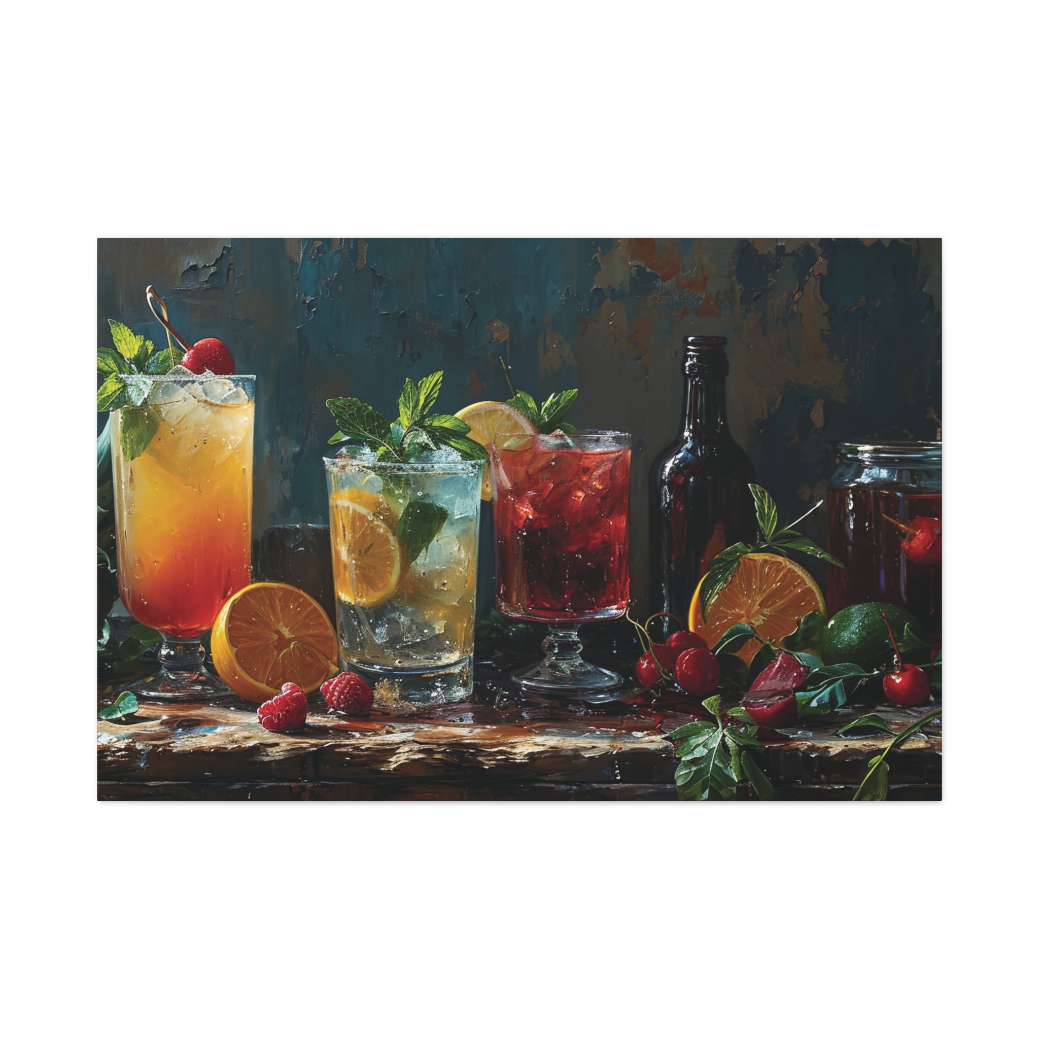 Colorful Cocktail Collection Wall Art - MiTo Store