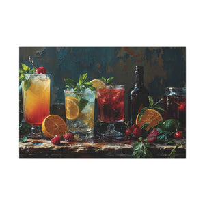 Colorful Cocktail Collection Wall Art - MiTo Store