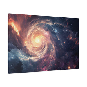 Celestial Spiral: The Galactic Core Canvas Art - MiTo Store