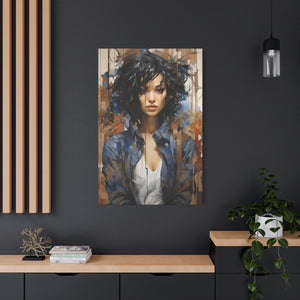 Abstract Essence: Modern Woman Portrait Canvas Art - MiTo Store