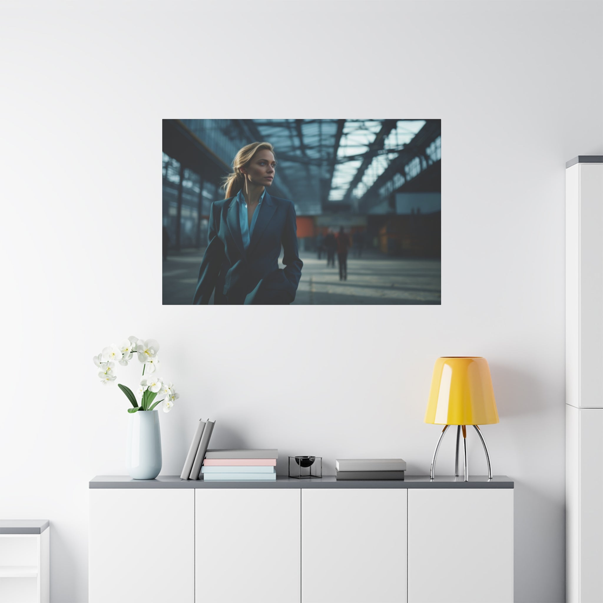 Corporate Confidence: Elegance in the Urban Jungle Canvas Art - MiTo Store