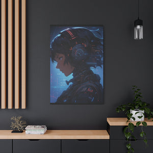Cyberpunk Tactical Operative Canvas Art - MiTo Store