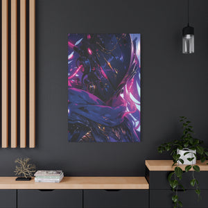 Neon Vanguard: Cybernetic Sentinel Canvas Art - MiTo Store