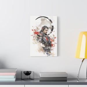 Kensei Mito: Echoes of the Falling Leaves Canvas Art - MiTo Store