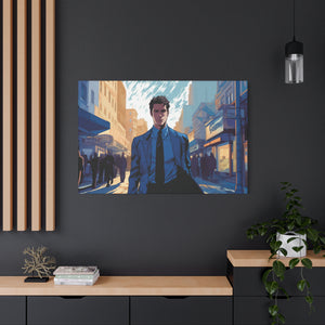 Central City Confidence: A Graphic Tale of Ambition Canvas Art - MiTo Store