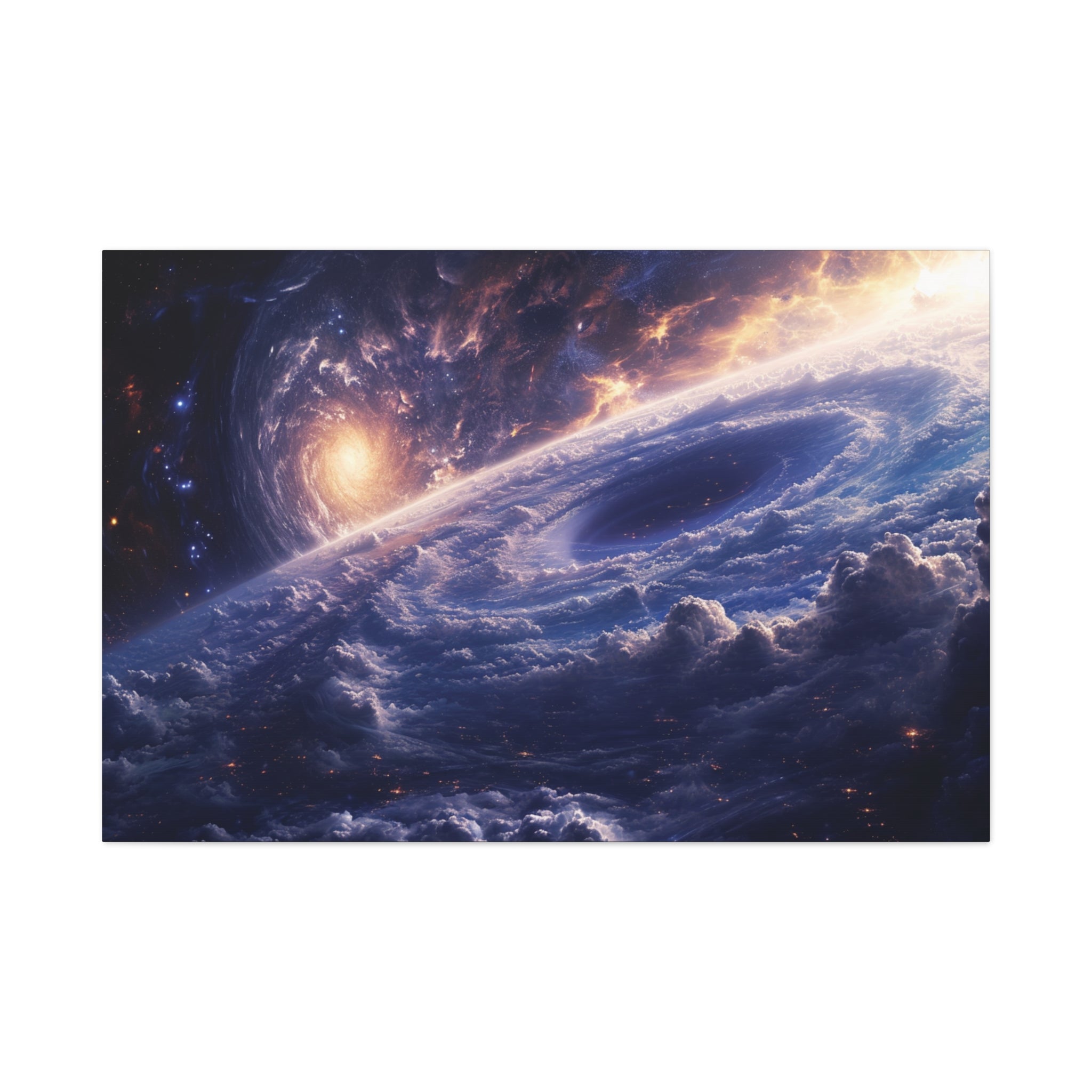 Cosmic Vortex Vision Canvas Art