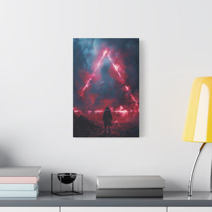 Red Triangle Portal Wall Art - MiTo Store