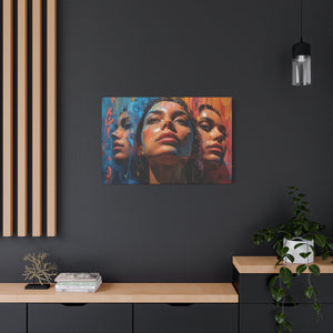 Colorful Abstract Female Faces Art - MiTo Store
