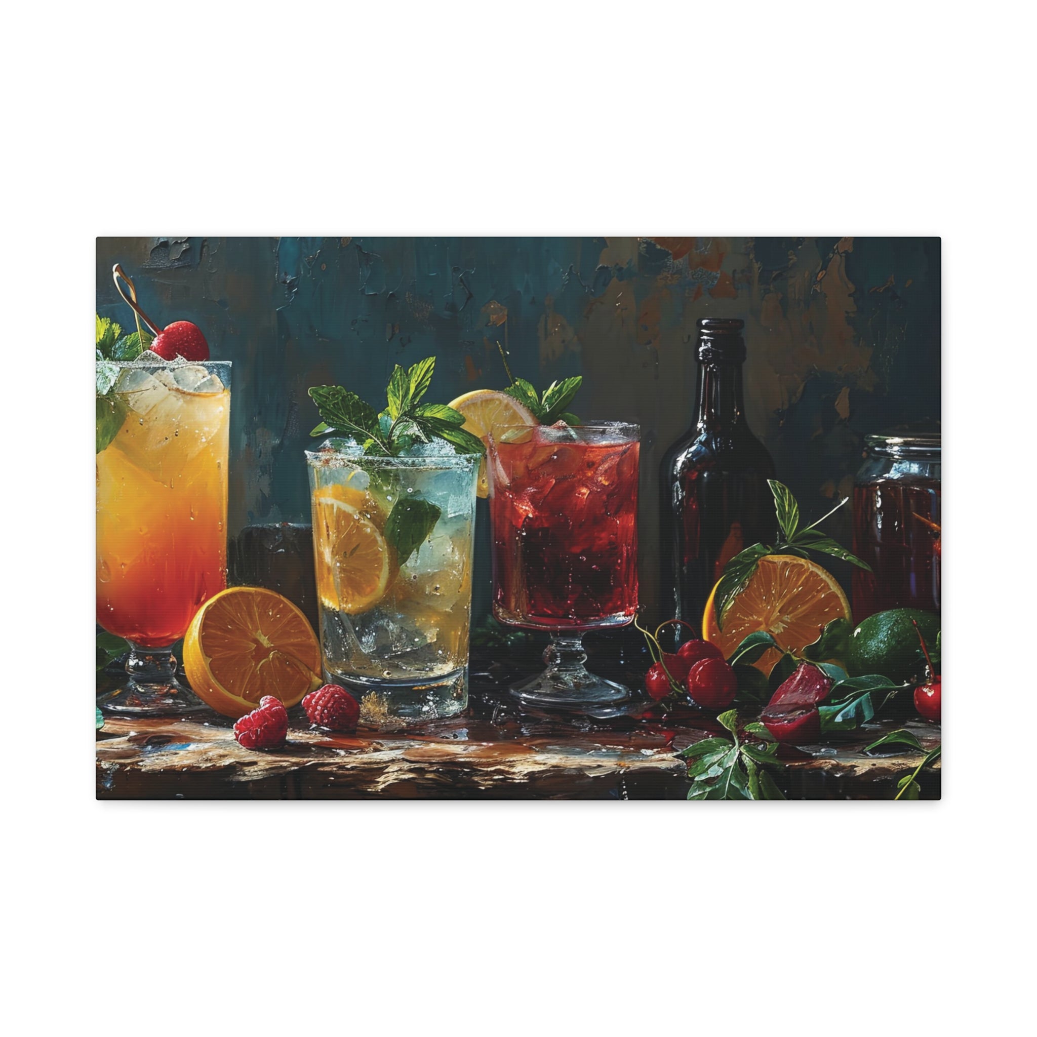 Colorful Cocktail Collection Wall Art - MiTo Store