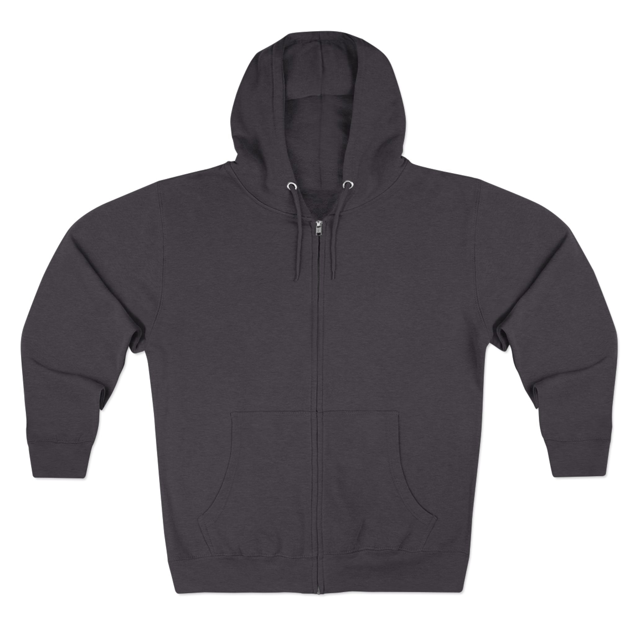 Fierce Boxer Cat Full-Zip Hoodie