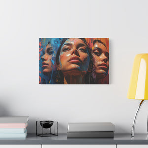 Colorful Abstract Female Faces Art - MiTo Store