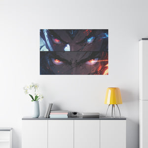 Comic Book Style Superhero Battle Canvas Art - MiTo Store
