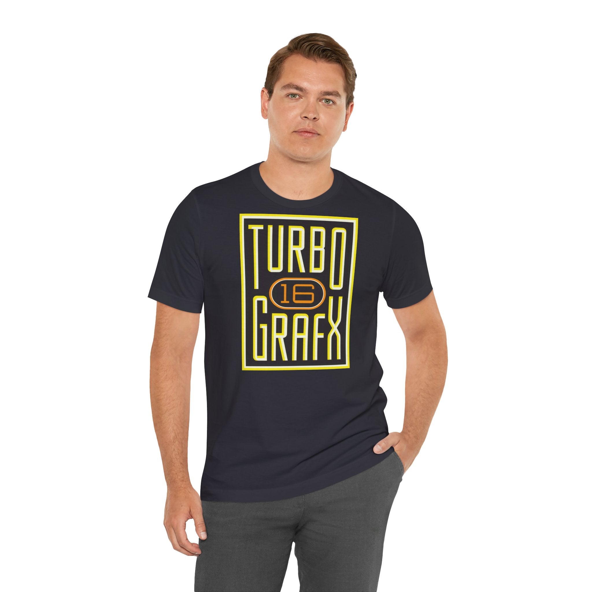 Retro TurboGrafx 16 Unisex Jersey Tee - Vintage Gaming Shirt