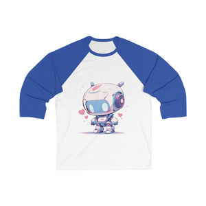 Adorable Bot Buddy 3/4 Sleeve Baseball Tee - MiTo Store