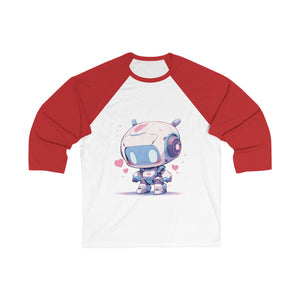 Adorable Bot Buddy 3/4 Sleeve Baseball Tee - MiTo Store