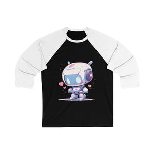 Adorable Bot Buddy 3/4 Sleeve Baseball Tee - MiTo Store