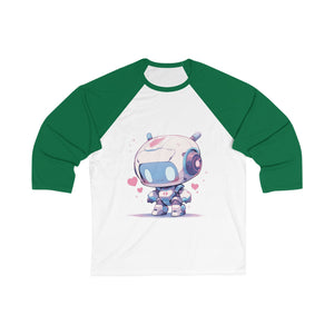 Adorable Bot Buddy 3/4 Sleeve Baseball Tee - MiTo Store