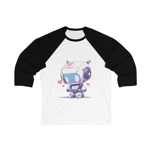 Adorable Bot Buddy 3/4 Sleeve Baseball Tee - MiTo Store