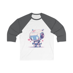 Adorable Bot Buddy 3/4 Sleeve Baseball Tee - MiTo Store