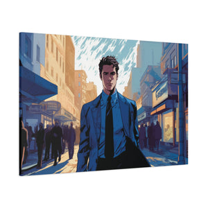 Central City Confidence: A Graphic Tale of Ambition Canvas Art - MiTo Store
