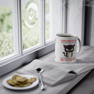 Cute Grumpy Kitten Coffee Mug - MiTo Store