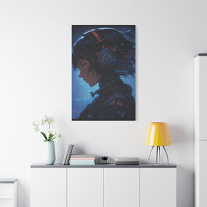 Cyberpunk Tactical Operative Canvas Art - MiTo Store