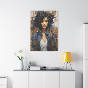 Abstract Essence: Modern Woman Portrait Canvas Art - MiTo Store