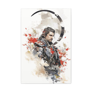 Kensei Mito: Echoes of the Falling Leaves Canvas Art - MiTo Store