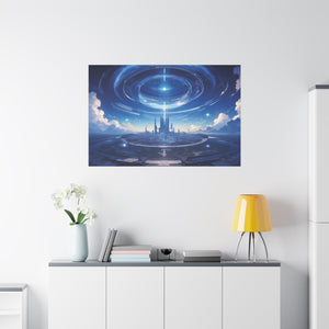 Galactic Utopia: Metropolis of the Future Canvas Art - MiTo Store