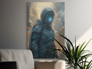 Cosmic Space Mage Fantasy Wall Art - MiTo Store