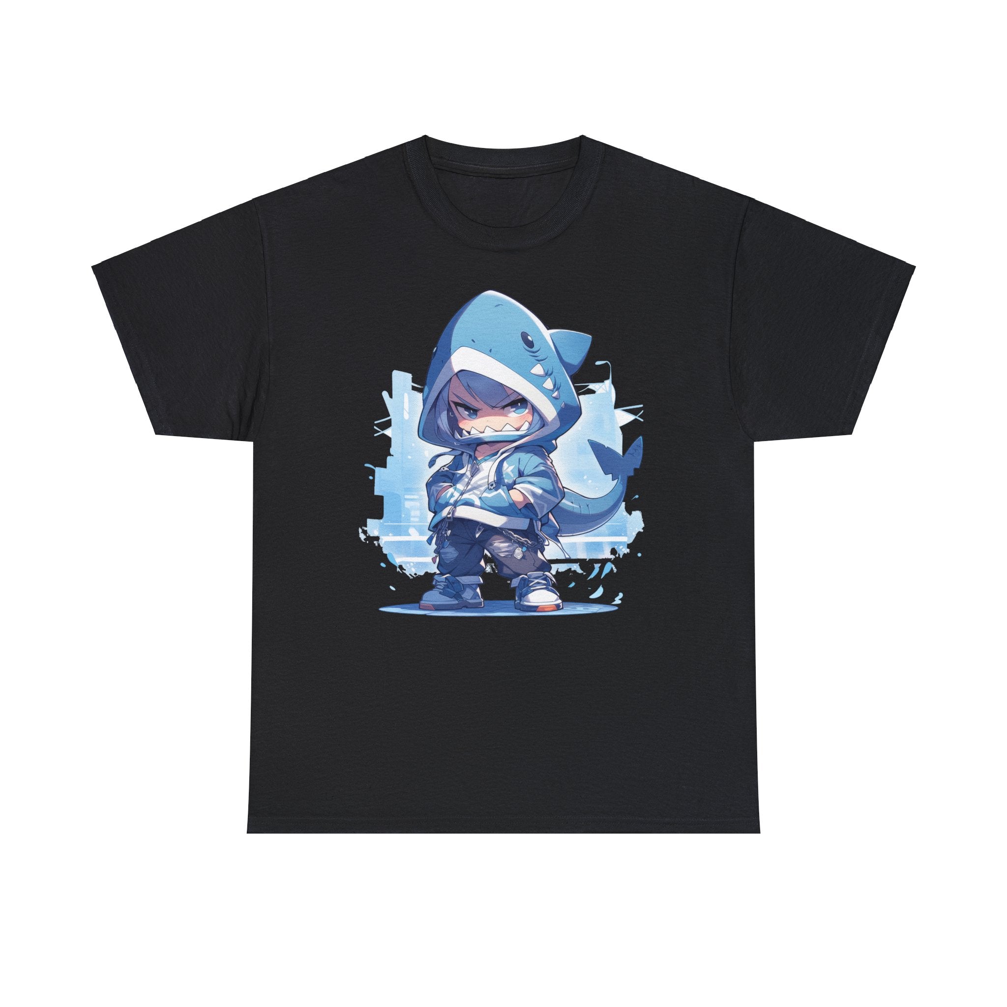Cute Shark Character T-Shirt - MiTo Store
