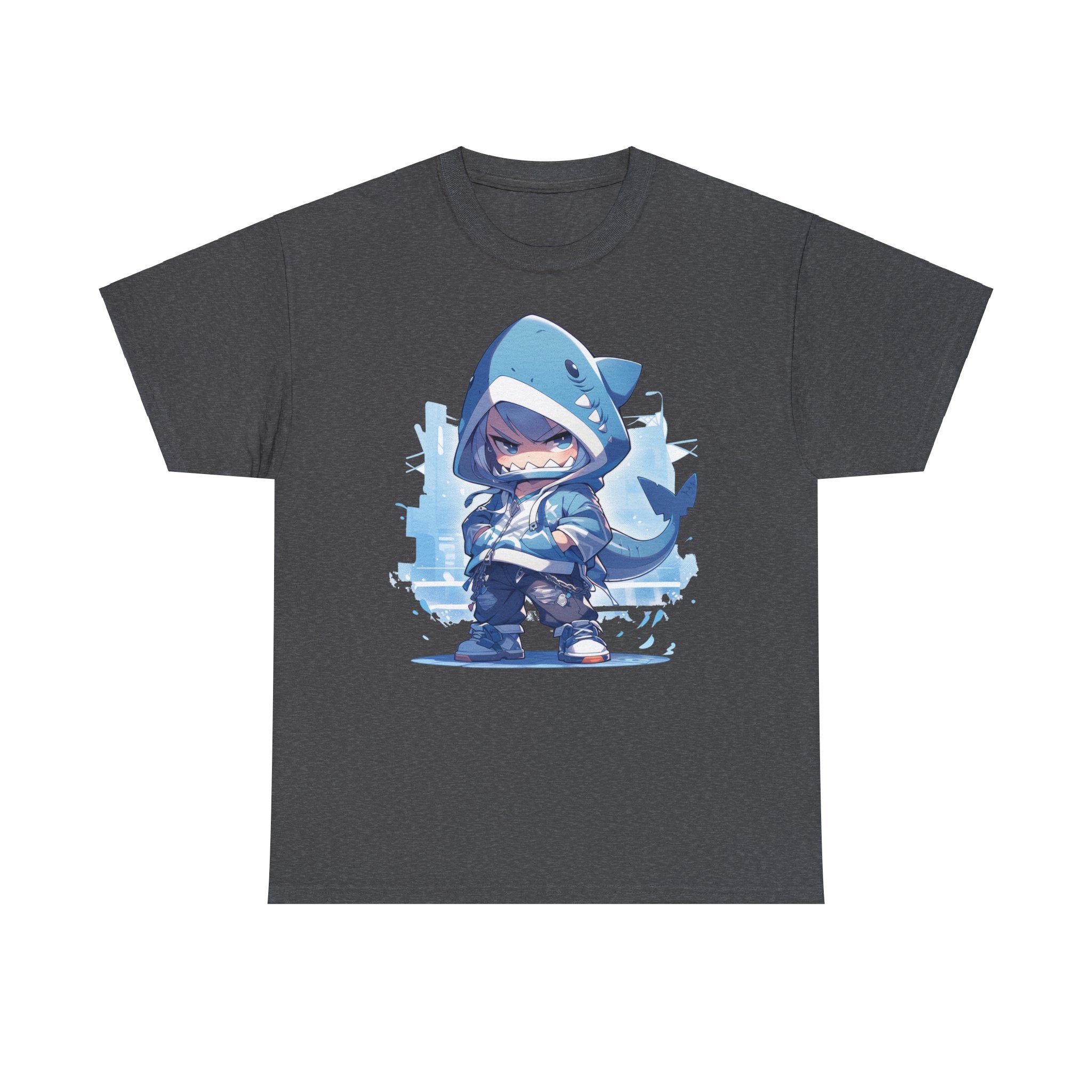 Cute Shark Character T-Shirt - MiTo Store