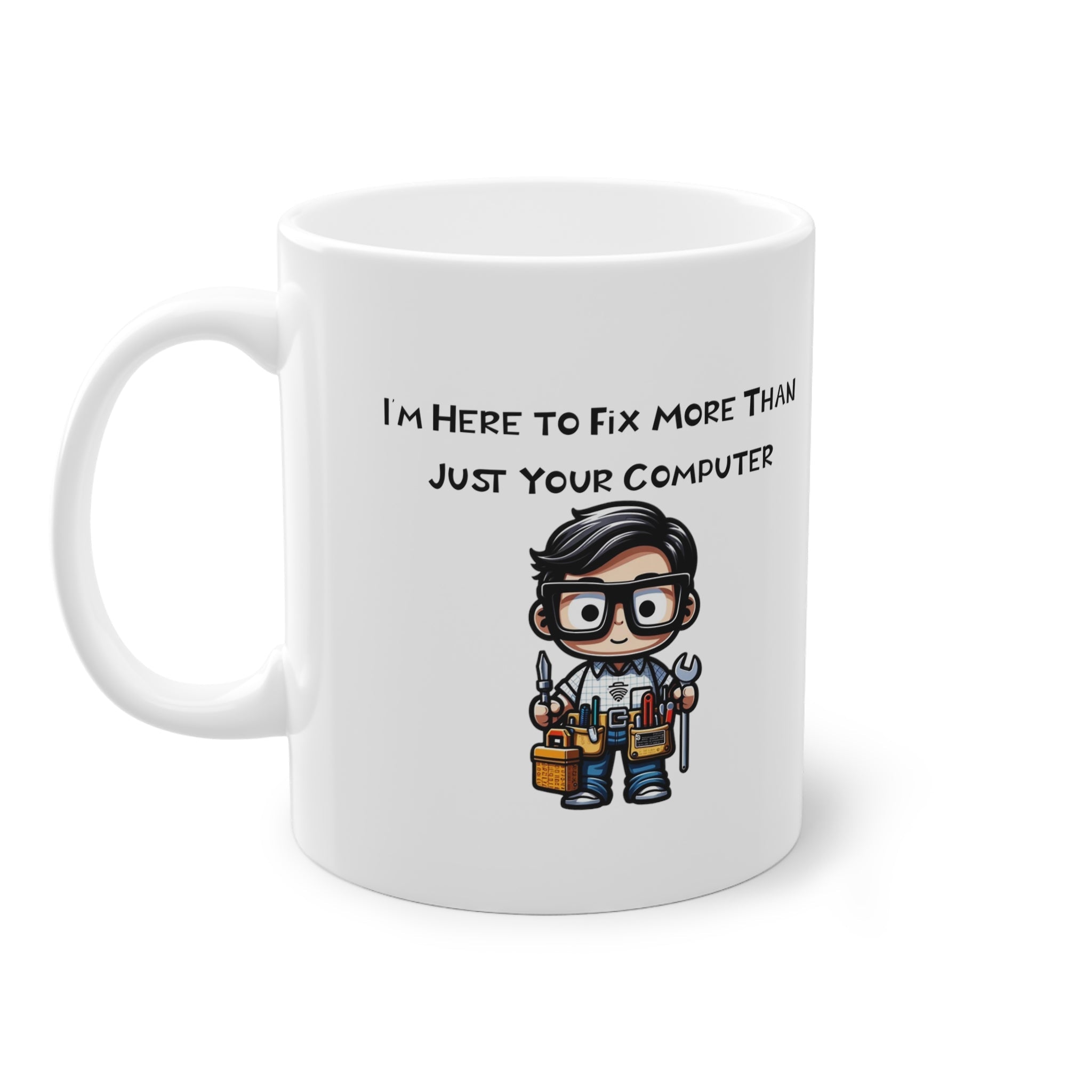 Geeky Fix-It Mug, Computer Repair Nerd - MiTo Store