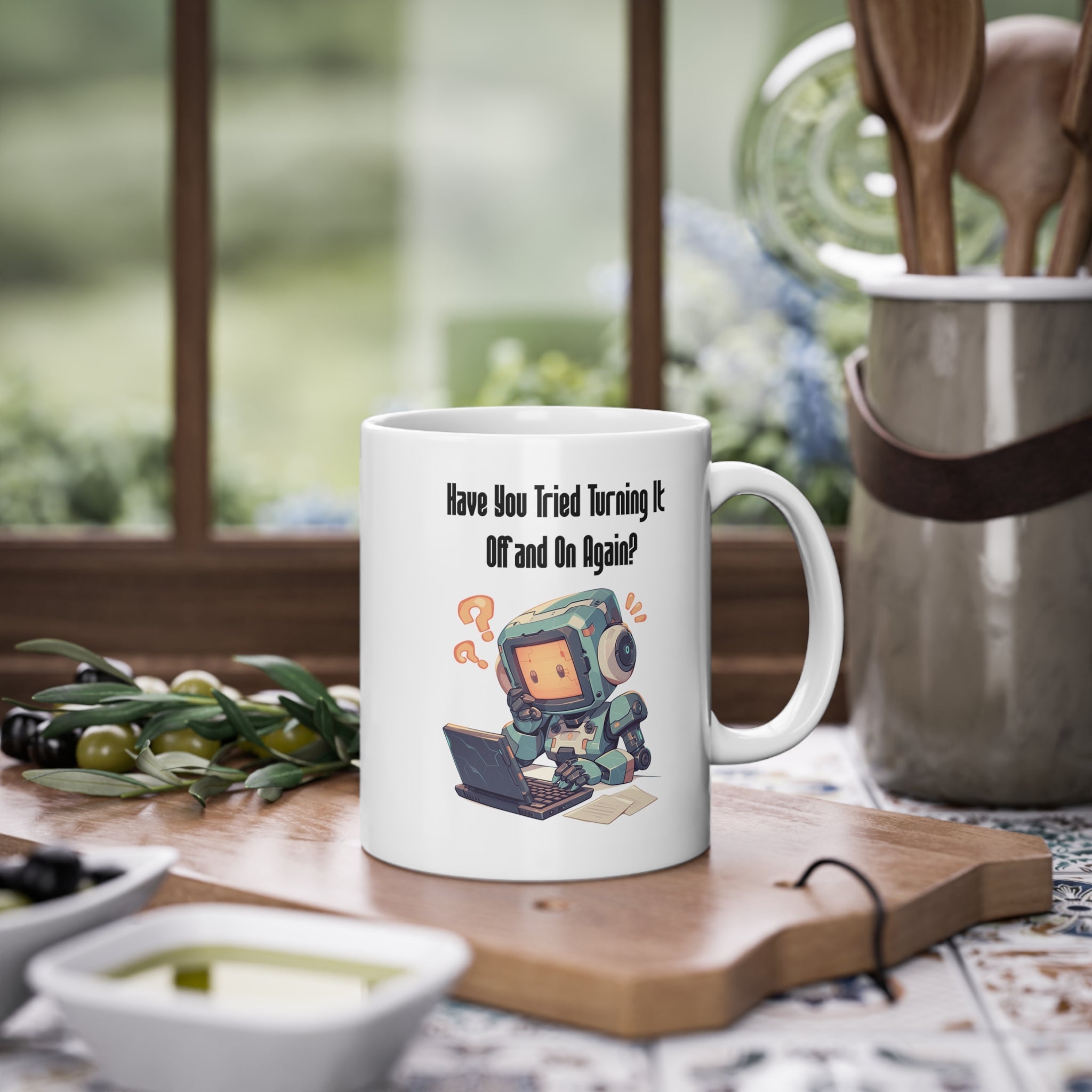 Have You Tried Turning It Off On - Robot Geek Cup - MiTo Store
