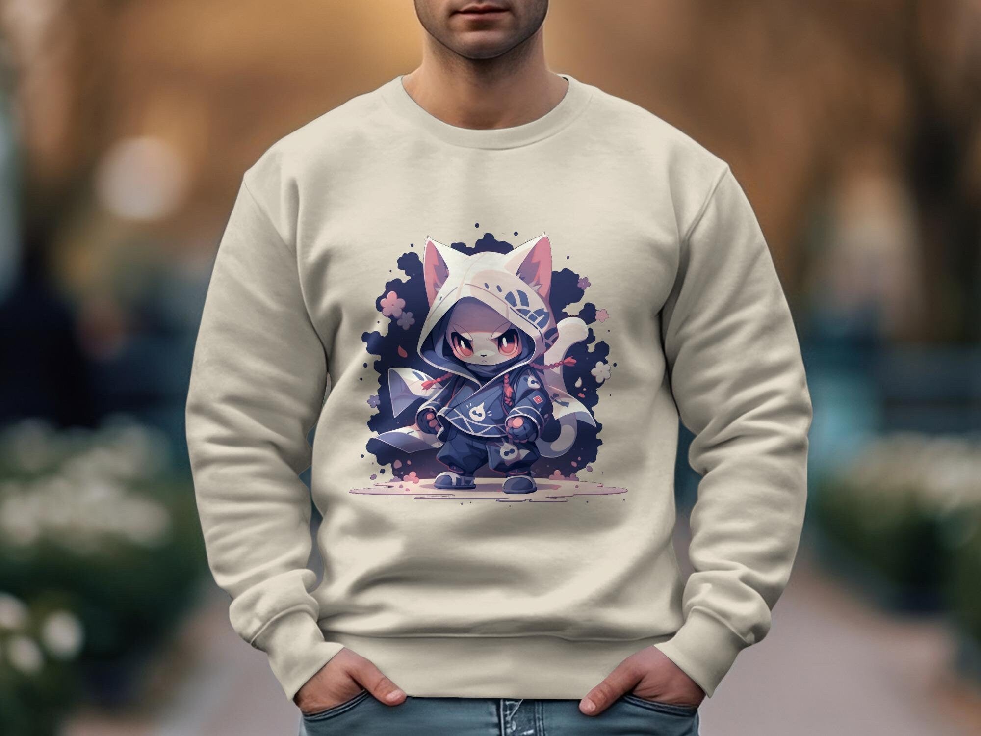 Cute Ninja Fox Sweatshirt - MiTo Store