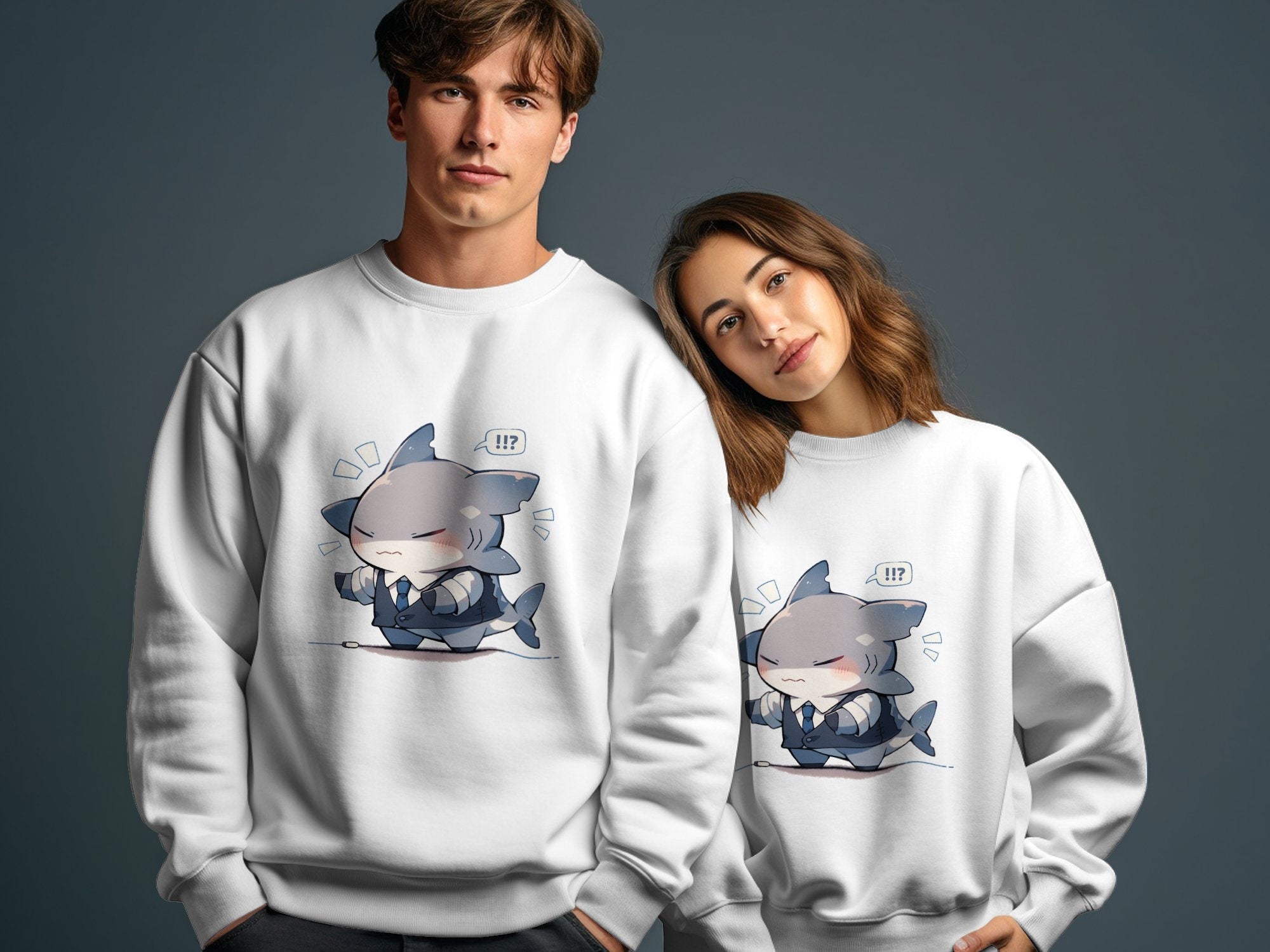 Boss Shark Cartoon Sweatshirt - MiTo Store