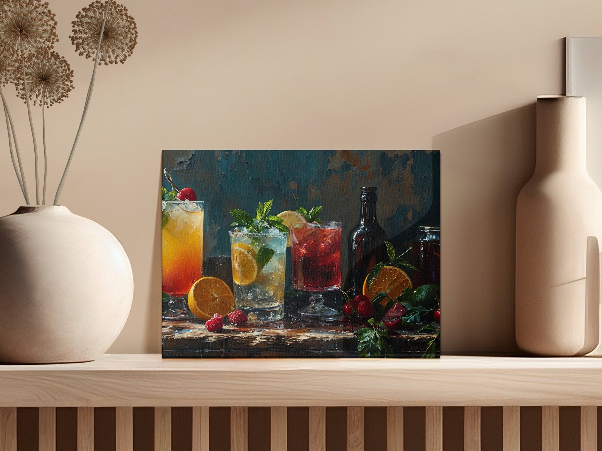 Colorful Cocktail Collection Wall Art - MiTo Store
