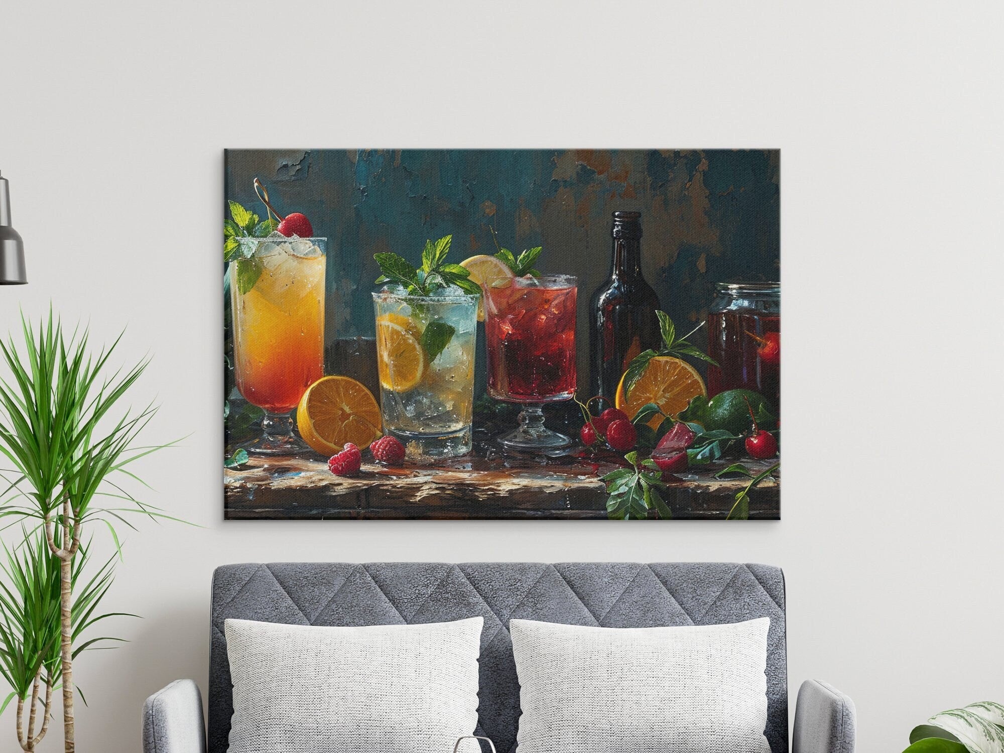 Colorful Cocktail Collection Wall Art - MiTo Store