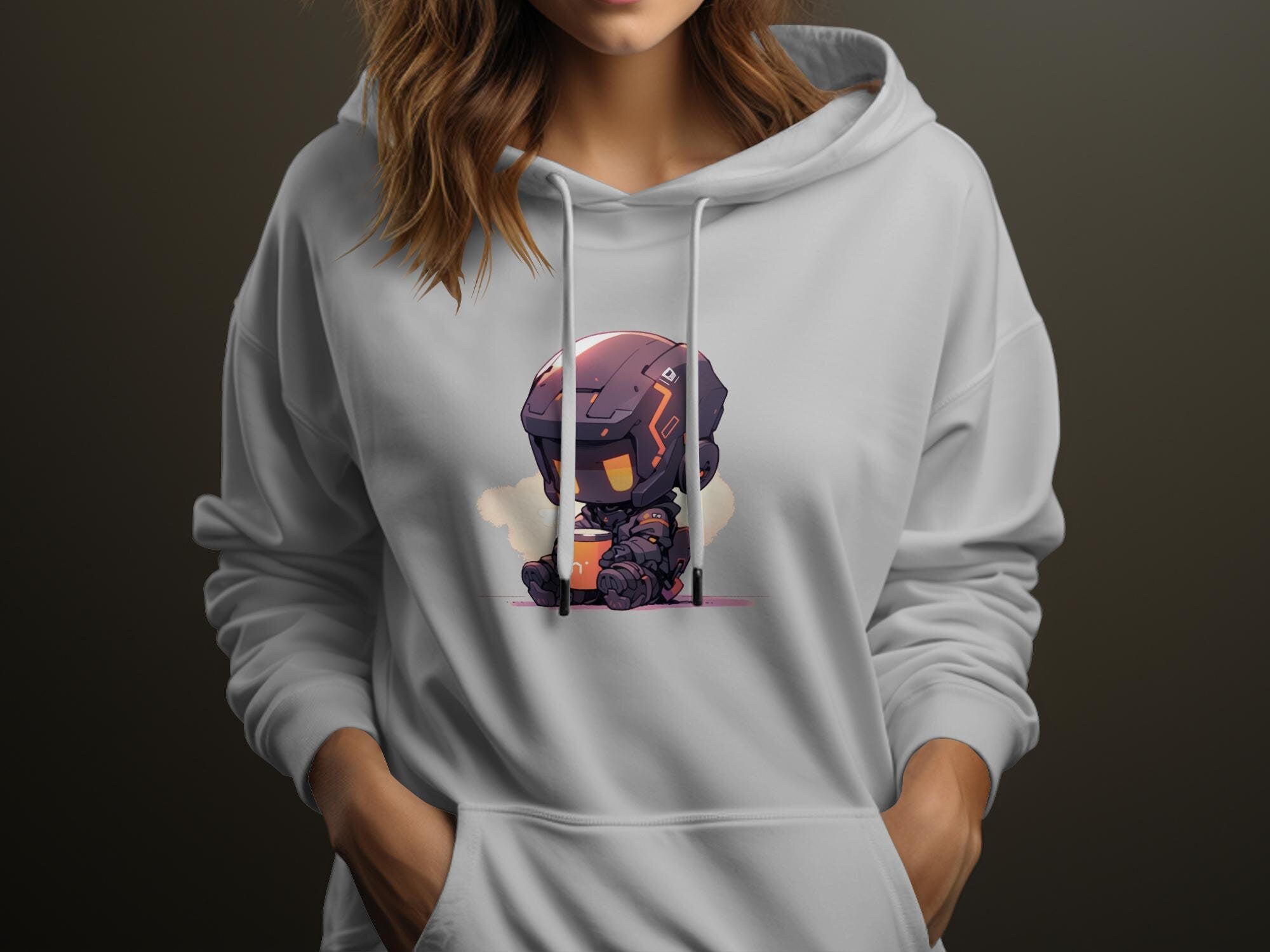 Cute Coffee Robot Hoodie - MiTo Store