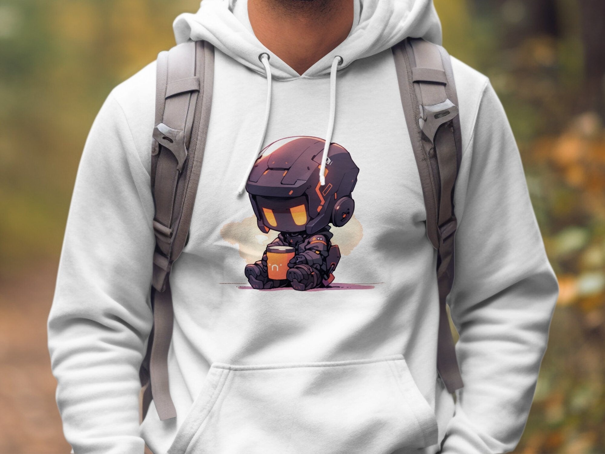 Cute Coffee Robot Hoodie - MiTo Store