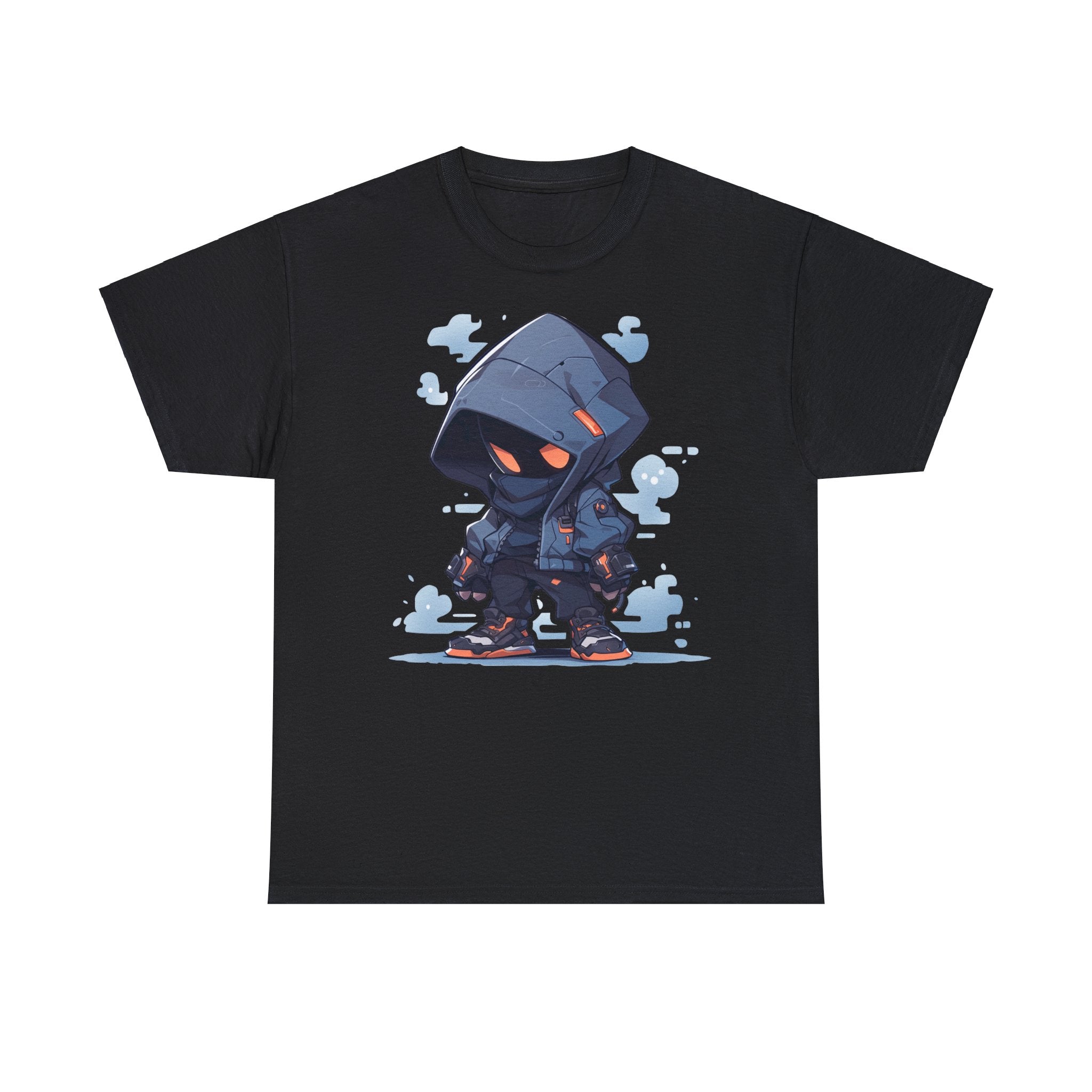 Mysterious Hooded Character T-Shirt - MiTo Store
