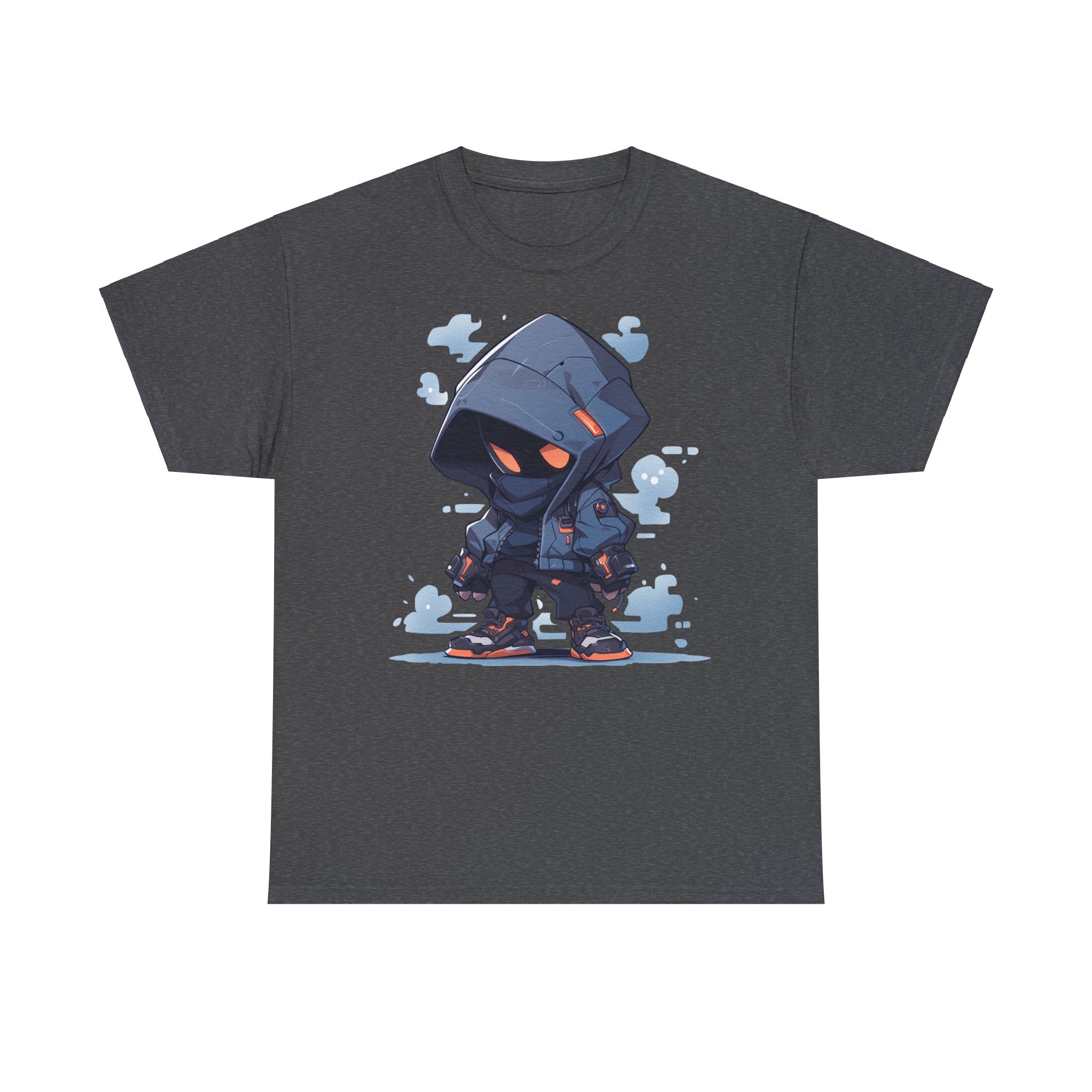 Mysterious Hooded Character T-Shirt - MiTo Store